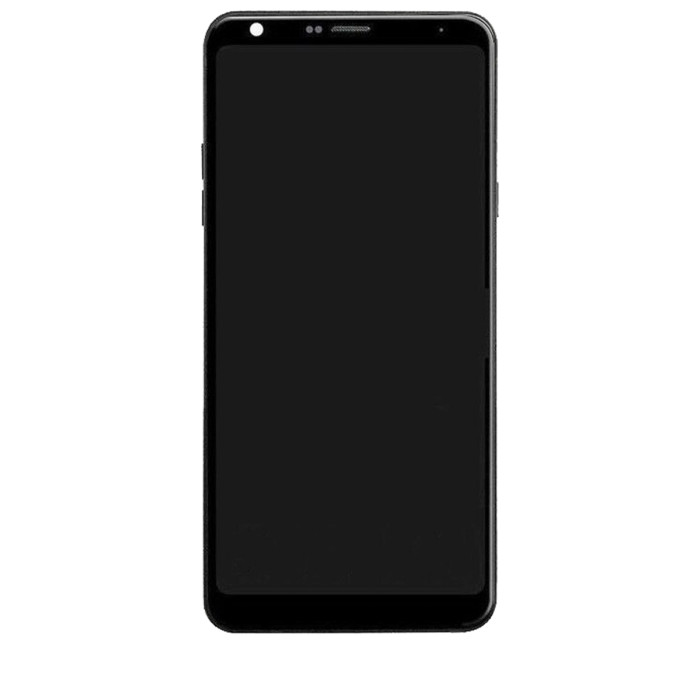 Original Ecran avec châssis Argent pour LG Q7 / Q7 Plus / Q7 Alpha reconditionné