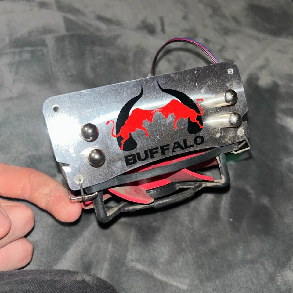 Evercool Buffalo 2x Heatpipe AMD 754/939/940 AM2+ AM3 AMD2 PC CPU Cooler - Image 2 of 3