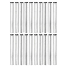 20pc Round Coupling Nut M4x0.7mm 40mm Rod Bar Stud Tube Round Sleeve Connectors