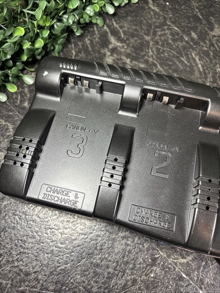 Vintage Power-up Triple Quick Charger Model Cl-320 Hitachi Monolta, Canon 6 V ++ - Image 4 of 4