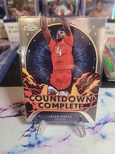 Topps Chrome Jalen Green Countdown Completed