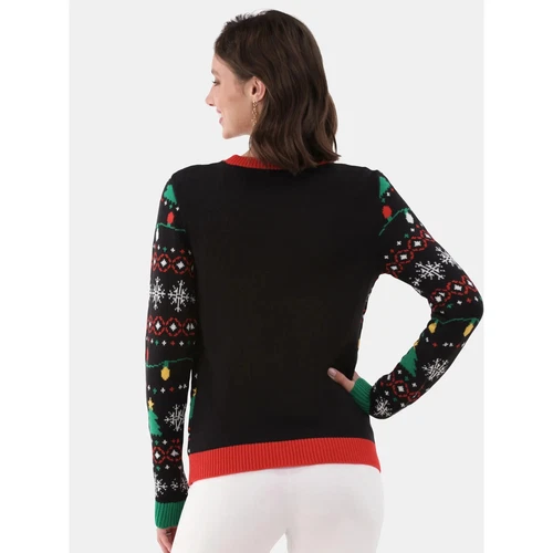 No Boundaries Women's S 4-6 Christmas Sweater multicolor - Picture 5 of 5