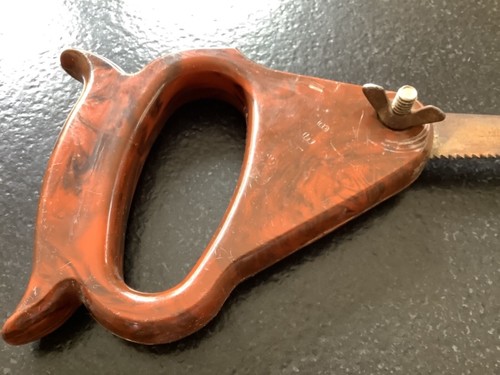 Vintage Hand Saw Ornate Bakelite Handle - Picture 3 of 3