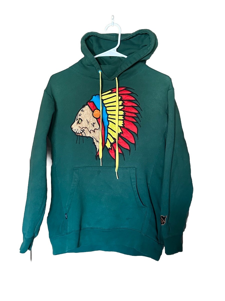 Golf Wang Hoodie Native Cat Tyler The Creator Men's S Green