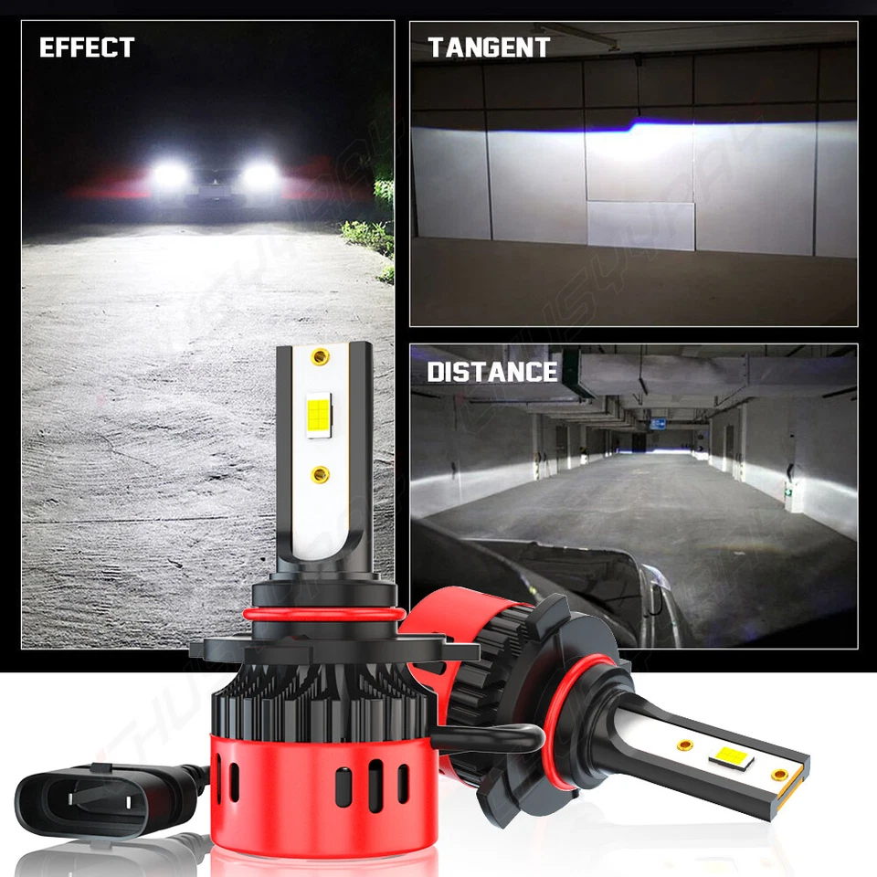 Para Mitsubishi Eclipse 1992-1999 6 peças lâmpada de farol de LED feixe Hi/Lo + luzes de neblina - Imagem 2 de 4