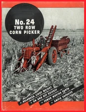 IH International Farmall McCormick No. 24 2 Row Corn Picker Brochure Snapper