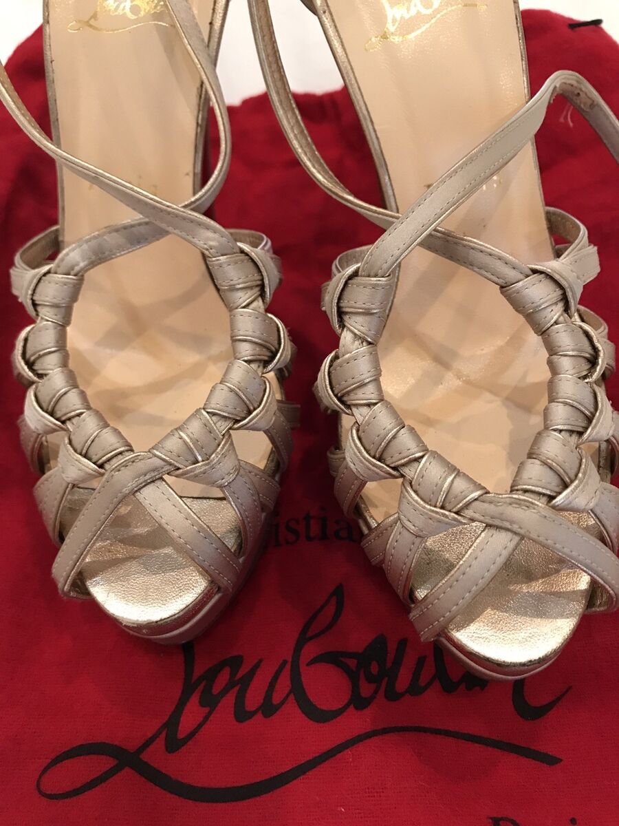 Christian Louboutin Satin Mignon Size 36 / 5.5 | eBay Christian Louboutin Satin Mignon Size 36 / 5.5 | eBay