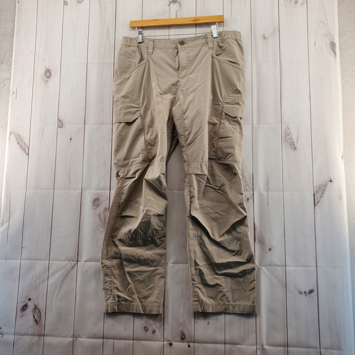 Vertx Pants Womens 14 Beige Cargo Chino Straight Actual 34x29