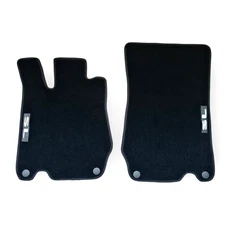 Front Car Floor Mats Velour For Mercedes SL R230 Waterproof Carpet Liners 2pcs
