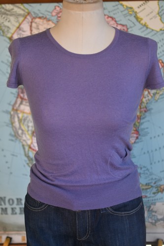 Top Furla Cachemire Taglia: Medium Cashmere Bambù Viola - Foto 2 di 11