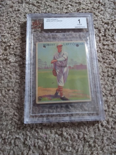 1933 GOUDEY #220 LEFTY GROVE BVG 1