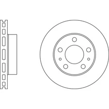 Apec Blue Brake Disc Front SDK6490 Fits Citroen Relay Fiat Ducato Peugeot Boxer