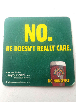 John Smith's - No Nonsense - Nein / Ja - Cat No'326 Bierdeckel Untersetzer