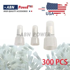 300PCS Closed End Crimp Cap12-10 22-18 16-14 AWG Gauge Wire Connector Terminal
