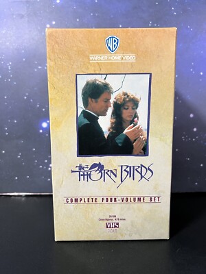 The Thorn Birds VHS Set Parts 1 2 3 4 open box