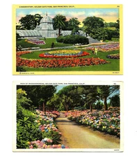 San Francisco CA Postcard Golden Gate Park c1930s