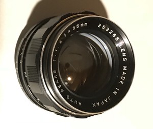 AUTO-SEARS-55mm-F-1-4-lens-SCREW-MOUNT-MADE-IN-JAPAN-Pentax-M42-Mount