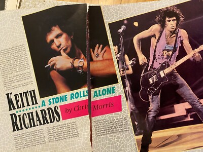 The Rolling Stones, Keith Richards, Three Page Vintage