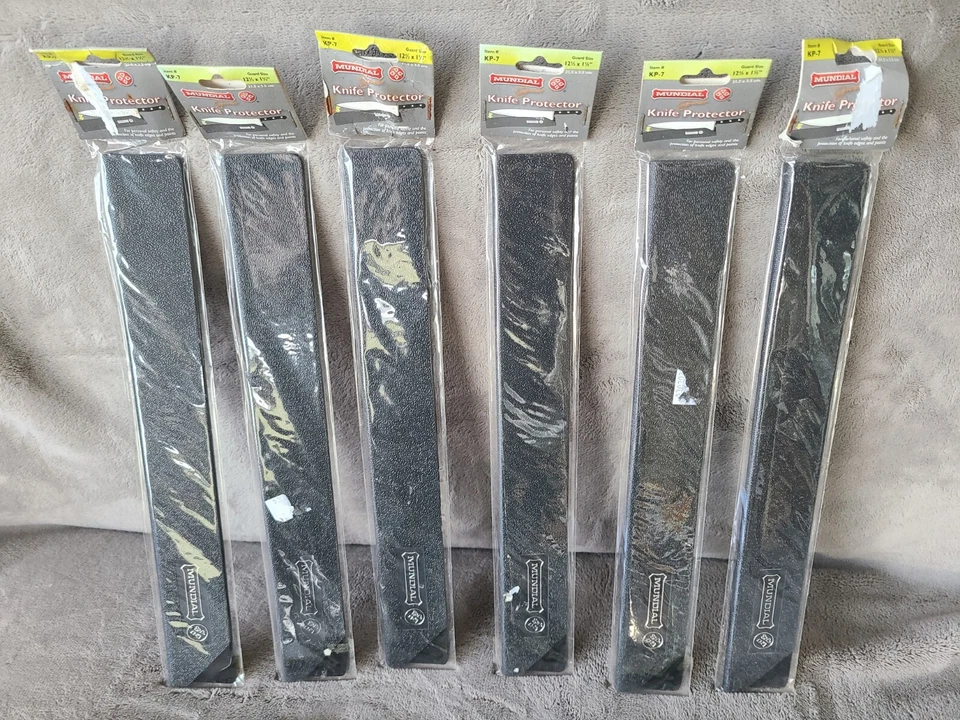Lot x10 ~ Mundial KP-7 & KP-6 Black Knife Protectors - Image 2 of 3