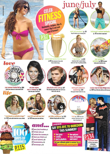 Seventeen Magazine Sarah Hyland Summer Fashion Makeup and Beauty Fitness 2012 - Picture 3 of 12