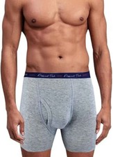 Different Touch Mens Long Leg Boxer Briefs Big and Tall 3 Pair Assorted 3X-6X