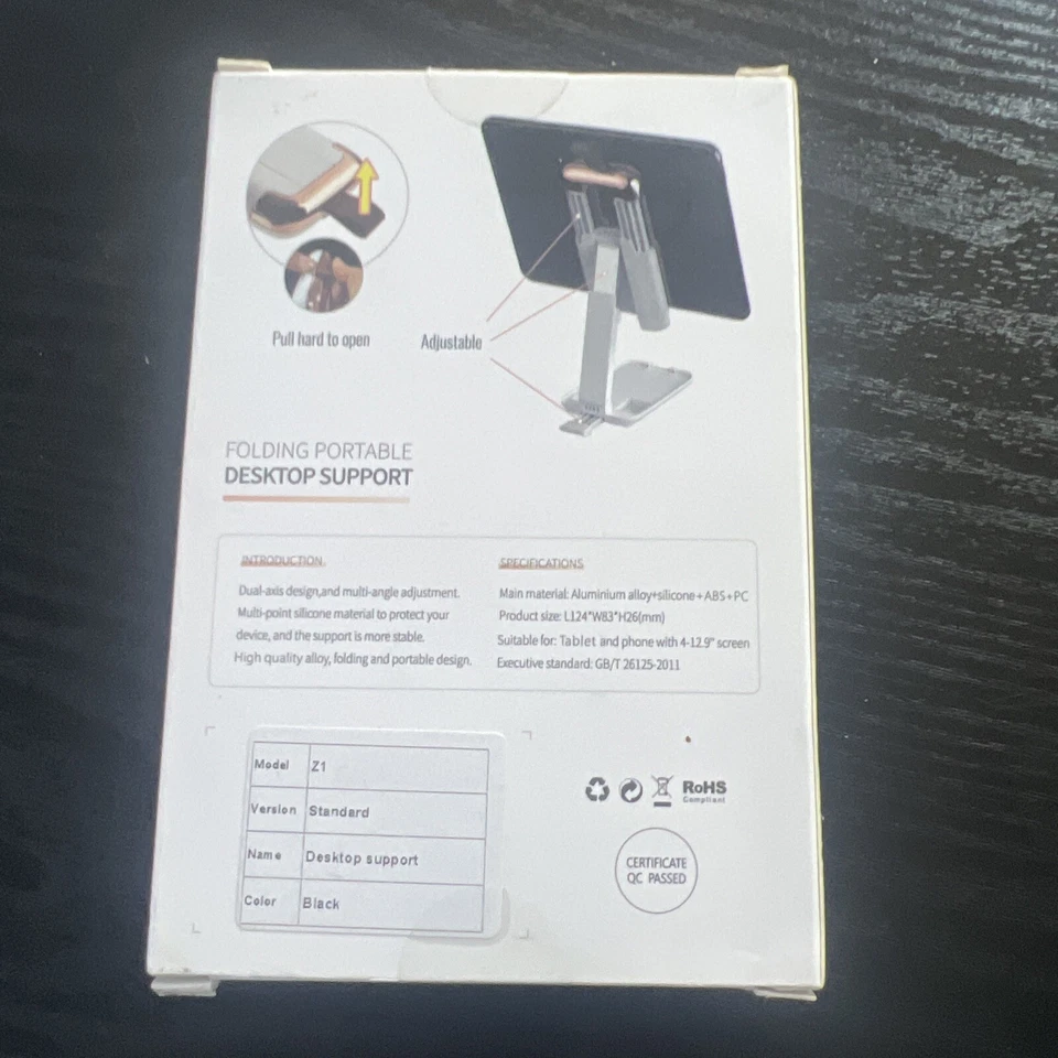 Soporte de escritorio ajustable universal para iPhones 13, 12 Pro Max, iPad Pro Air Mini Foto 2 de 4