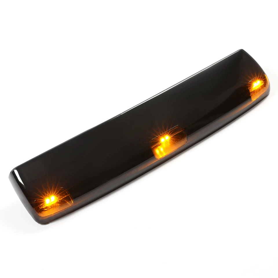 For 15-19 Chevy GMC Silverado Sierra 2500HD 3500HD Roof Marker Light Amber LED - Image 3 of 4