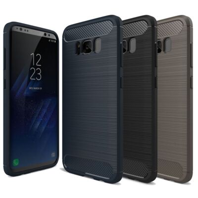 TPU Case Carbon Fiber Optik Brushed Motiv Schutz Hülle Bumper Etuis Coole Farben