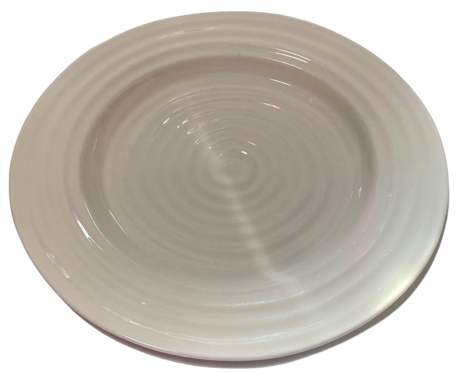 Of 2-sophia Conran-dinner/luncheon Plates-white Swirl 9&rdquo; D