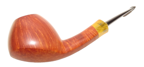 RAINER BARBI LARGE FREESTYLE "AC" GRADE STRAIGHT GRAIN PIPE W/ TRIM - PIPESTUD