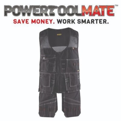 Blaklader 3100 Waistcoat Black Workwear Safety Job Work Site