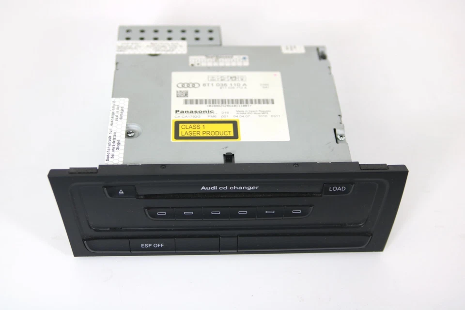 Audi A5 8T 6 Fois Chargeur De CD MP3 Mmi 2G Barrette Contacteurs Esp 8T1035110A - Photo 4/4