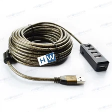 1/Piece 4-port HUB Splitter USB 2.0 Computer Data Cable USB Extension Cable 