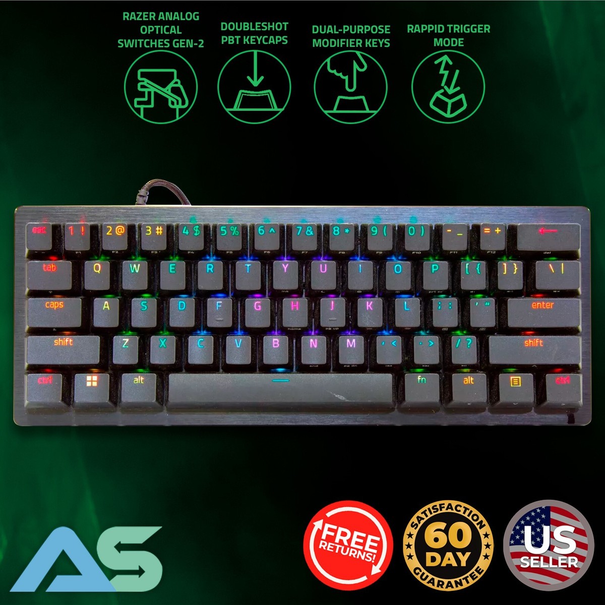 Razer Huntsman V3 Pro Mini 60% Analog Optical Switches