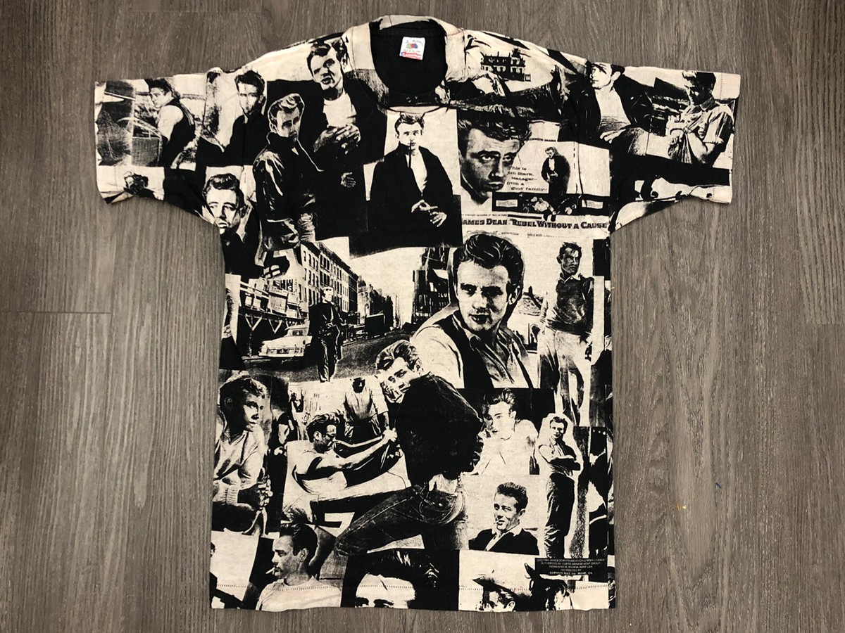 【1993studio】24SS★ Sincerity 1993 T-shirt James Dean Vintage 1993 Single Stitch All Over Print T