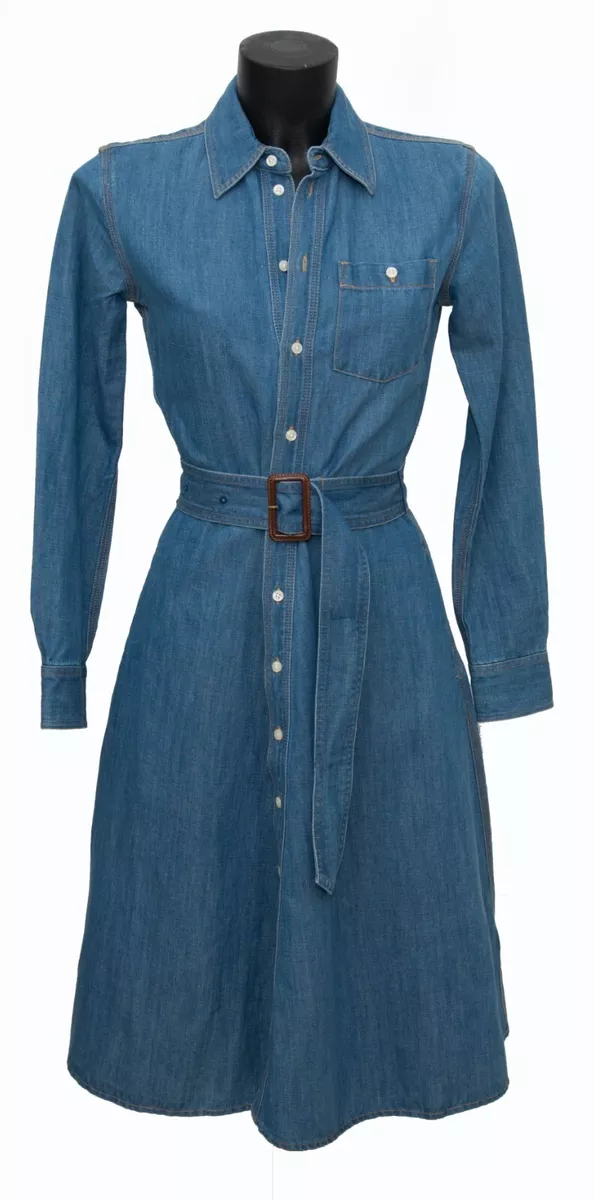 Denim polo dress 2025