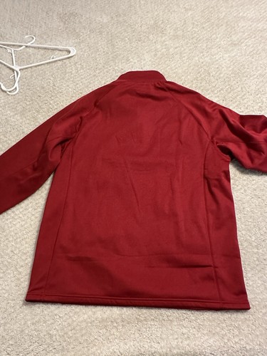 Men’s Champion Alabama Medium 1/4 Zip Pullover Sweatshirt Crimson Tide EXCELLENT - Picture 2 of 11