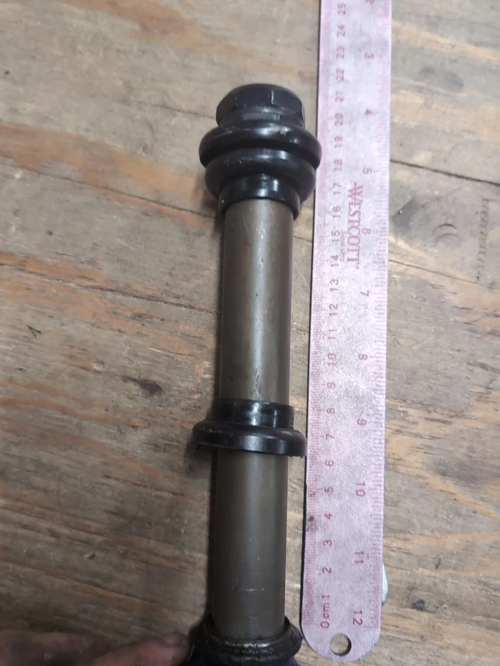 Steel 700C Fork 1-inch 1” Threaded Bright Blue 200mm - Image 3 of 4