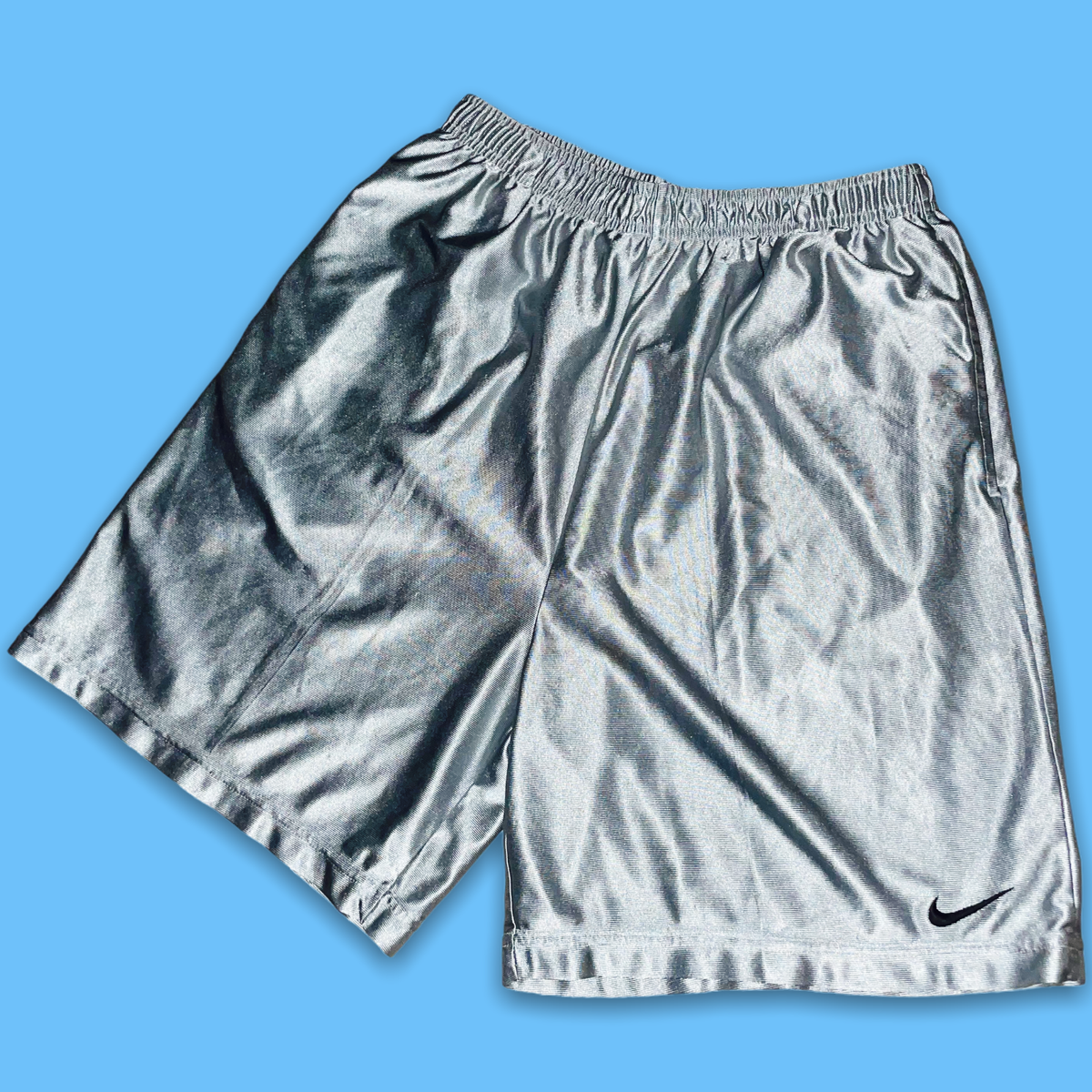 nike silver shorts