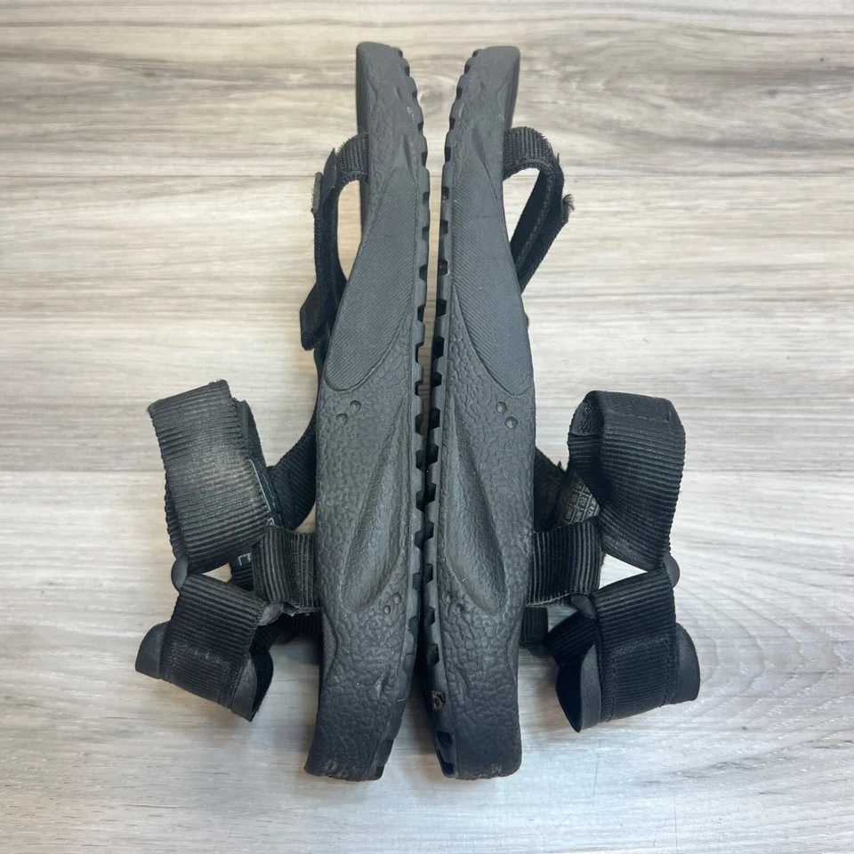 Sandalias de agua Teva Hurricane 6407 negras con tiras para senderismo 7 correas Foto 3 de 4