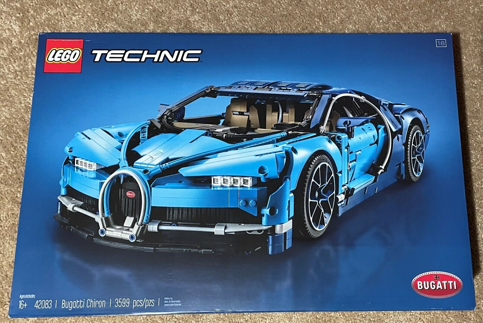 Lego 42083 Bugatti Chiron Box only