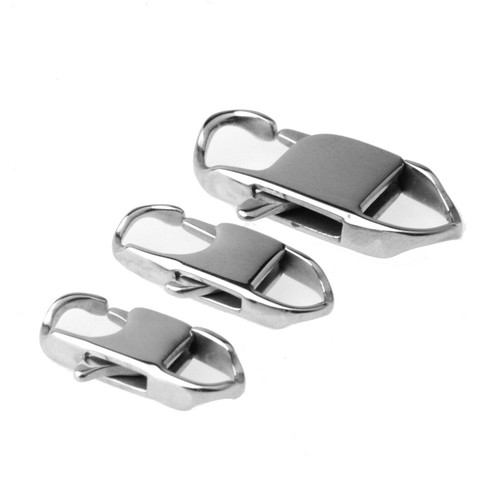 10/20/50/100pcs 22/26/32mmHot Stainless Steel Silver Lobster Clasps DIY Findings - Picture 6 of 6