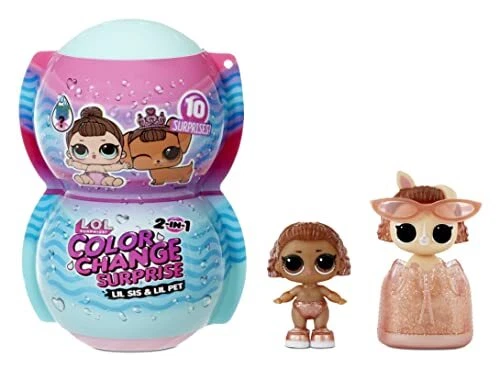 L.O.L. Surprise!- 2-in-1 LOL Surprise Me & My Sis + Lil Pet Colour (P1V) - Foto 1 di 1