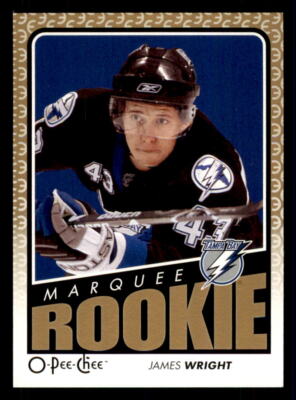 2009-10 O-Pee-Chee #763 James Wright Tampa Bay Lightning RC
