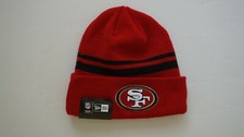SF NFL CUFF KNIT TEAM HEAD WEAR NEW ERA Red/ Black/Gold Beanie 25.99