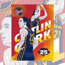 Officially Licensed WNBA First Overall Pick Indiana Fever Caitlin Clark Print