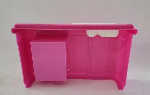 Vintage Barbie Puppe Küche Spüle & Stuhl 2 Teile nicht komplett Mattel 1990 lesen - Bild 4 von 12