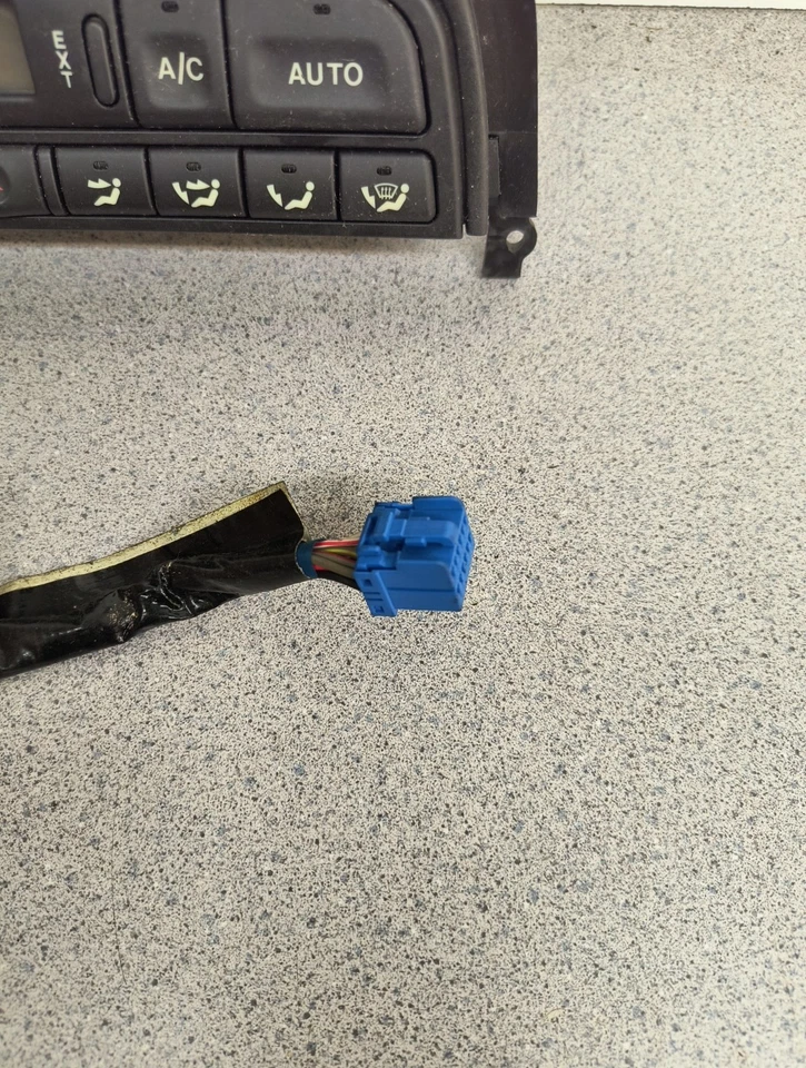 Interruptor de control del calentador de temperatura climática 98-03 Jaguar XJ8 XJR VDP AC LJA7690BB OEM Foto 4 de 4