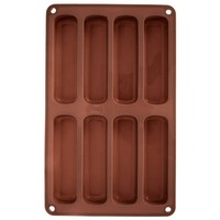 Biskuitform Kuchenform Backform Silikon 28X17X2 Cm Braun HitzebestäNdig