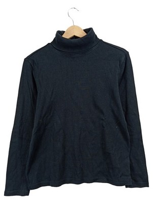 High Sierra Rollkragen Langarmshirt Kinder Gr. 140 Schwarz Baumwolle